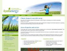 Tablet Screenshot of kyotoenergy.net